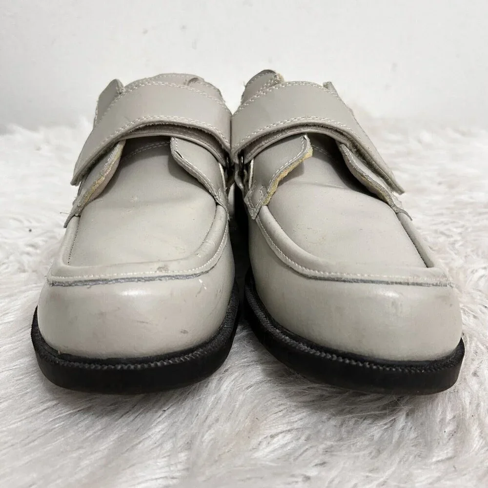 DR SCHOLLS 478-2G Mens Oxfords Beige/Tan Leather Orthopedic Shoes‎ Size 11D